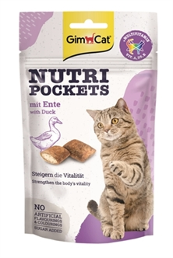 Gimcat Nutri Pockets Eend 60gr