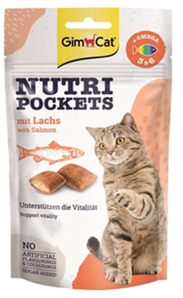 Gimcat Nutri Pockets Zalm 60gr