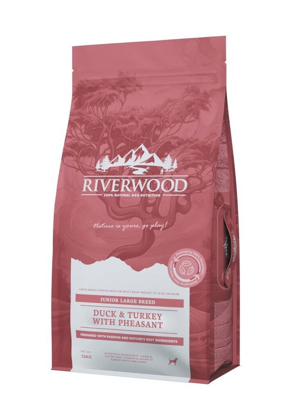 Riverwood Junior Large Breed Duck & Turkey 12kg