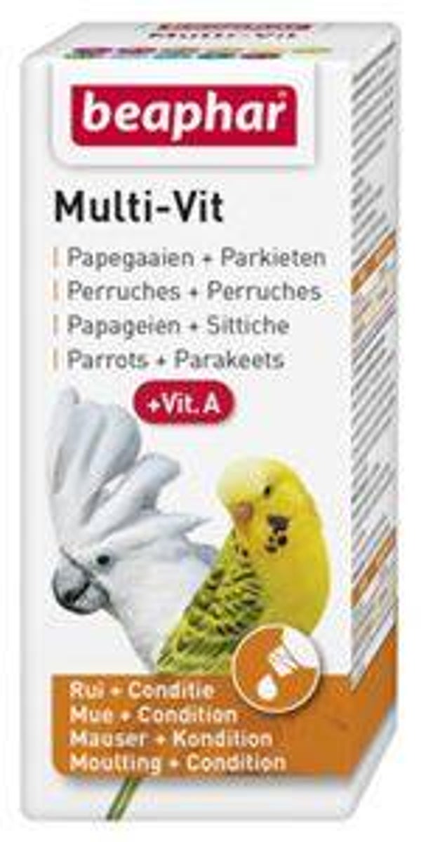Multi-Vit Papegaaien en Parkieten 50ml
