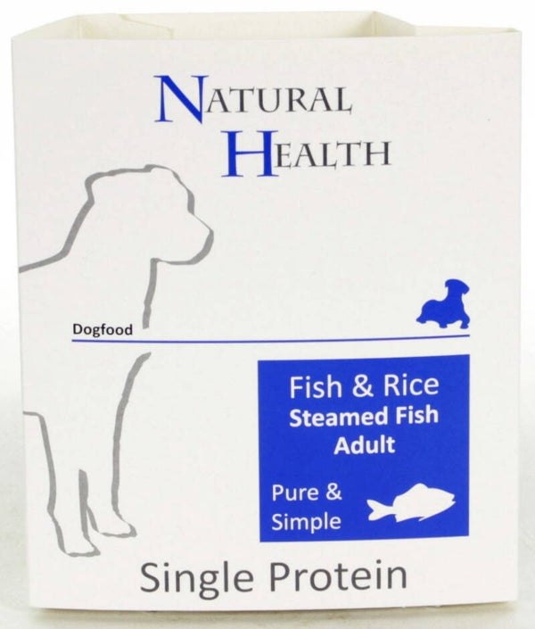 7x NH Dog Steamed P&S Fish & Rice 395