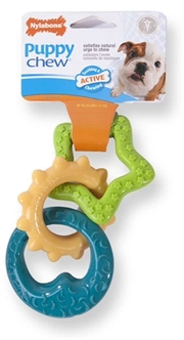 Nylabone puppy bijtringen tot 11kg