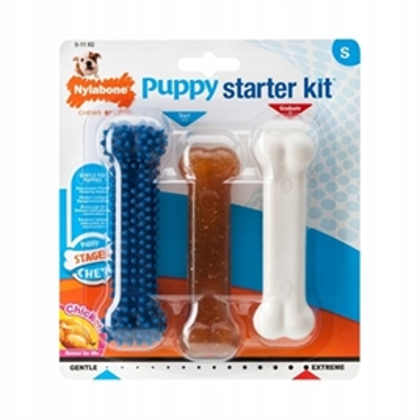 Nylabone Puppy Starterkit Chicken tot 11kg
