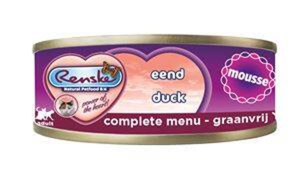 24x Renske Kat Blik Mousse Eend 70gr