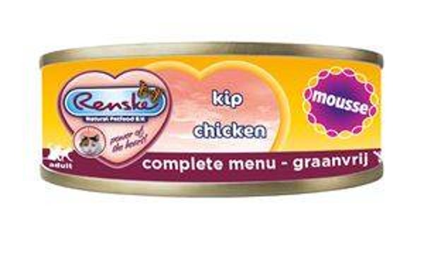 24x Renske Kat Blik Mousse Kip 70gr