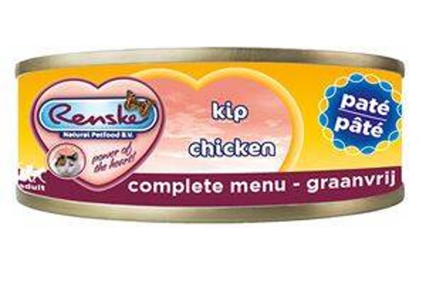 24x Renske Kat Blik Paté Kip 70gr