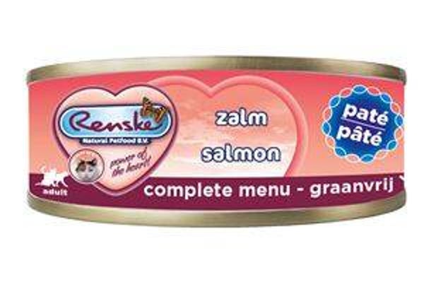 24x Renske Kat Blik Paté Zalm 70gr