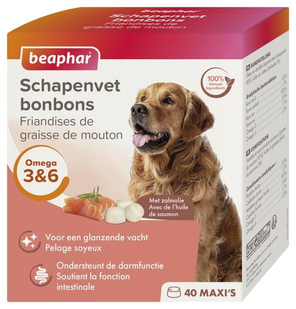 Schapenvet Bonbons+ Zalm 40st