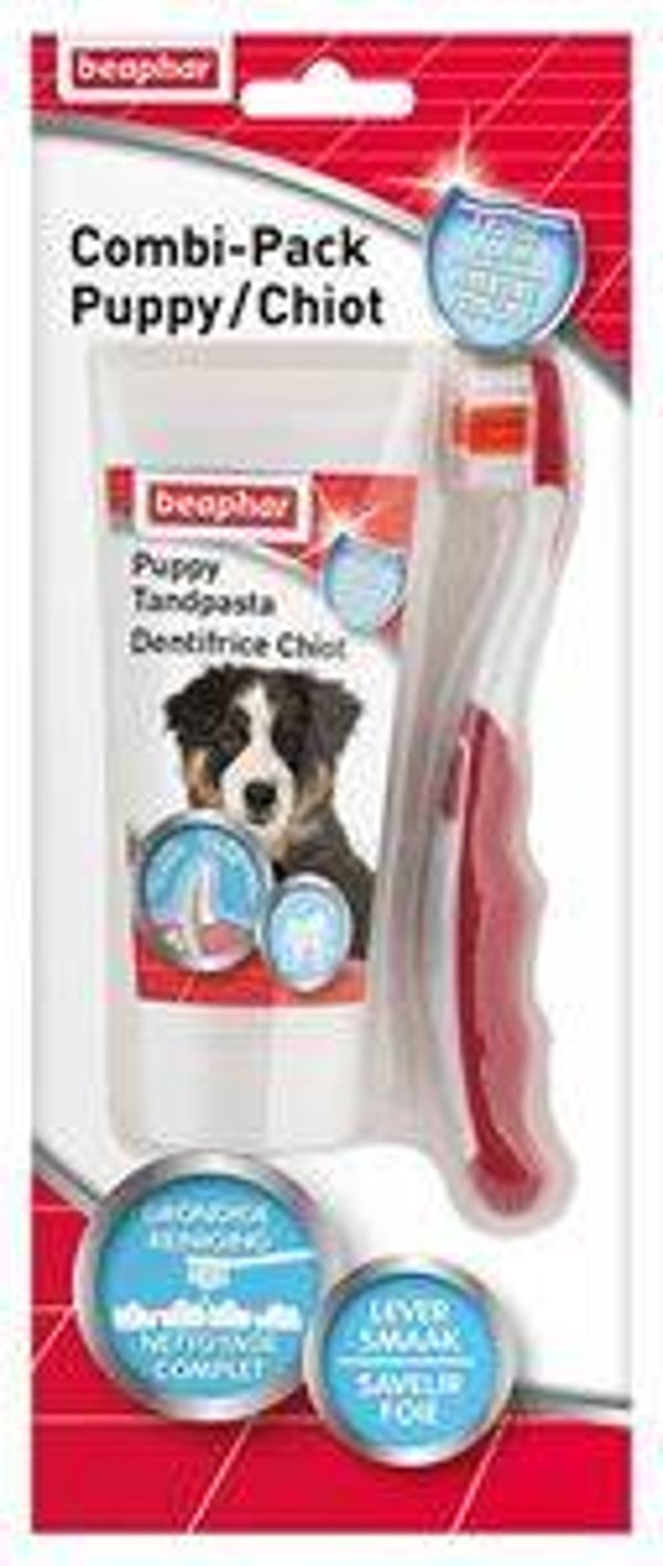 Tandpasta & Borstel Combi-Pack Puppy