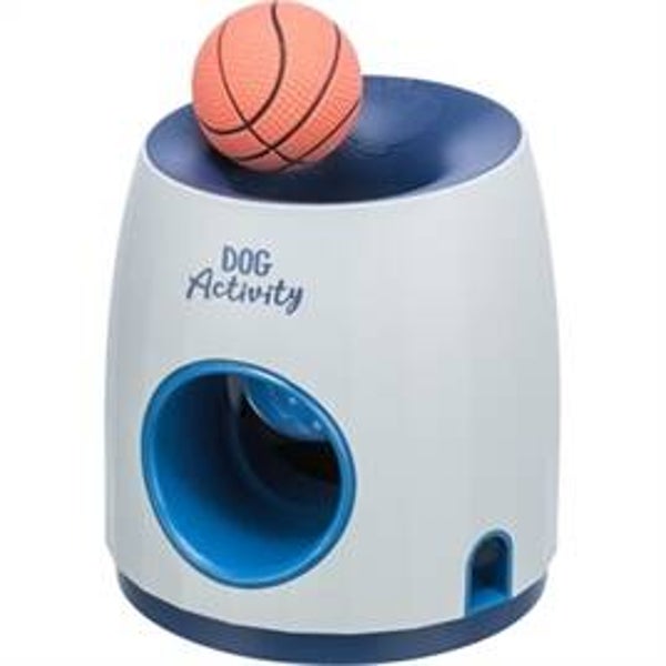 Trixie Dog Activity Strategiespel Ball & Treat Wit/Blauw 17x 17x 18cm