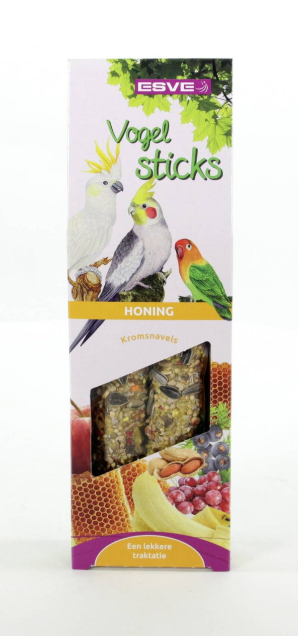 Vogelsticks Agap/gropar Honing 2st