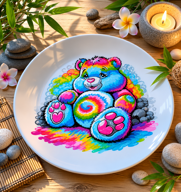 Grande assiette fine bisounours