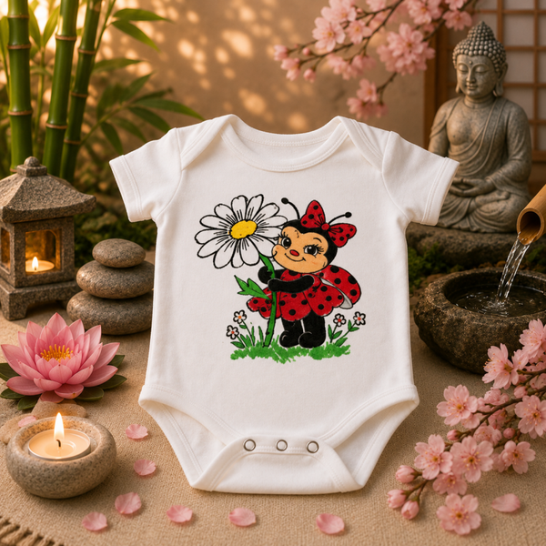Body bébé 3 mois coccinelle