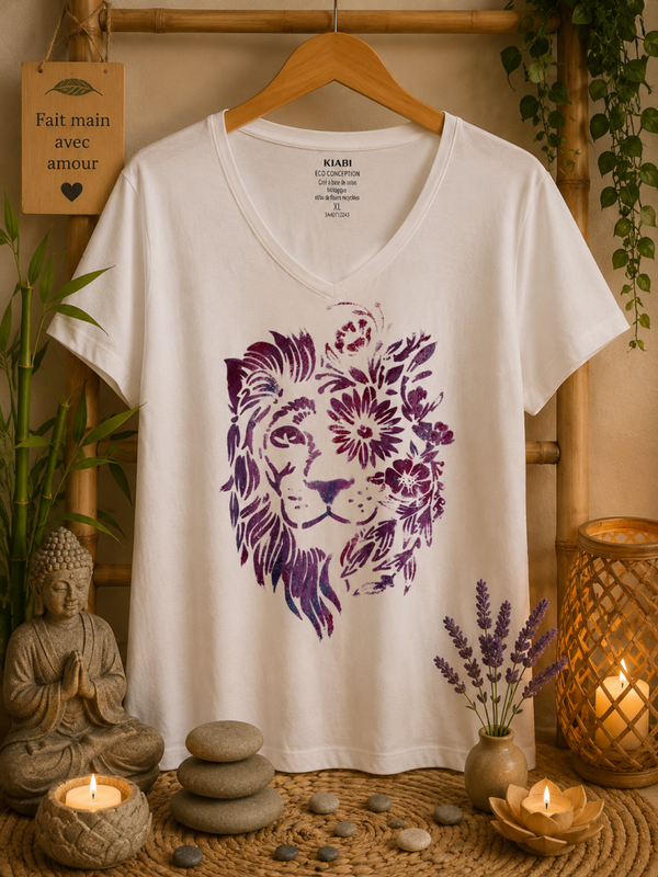 T shirt lion taille XL