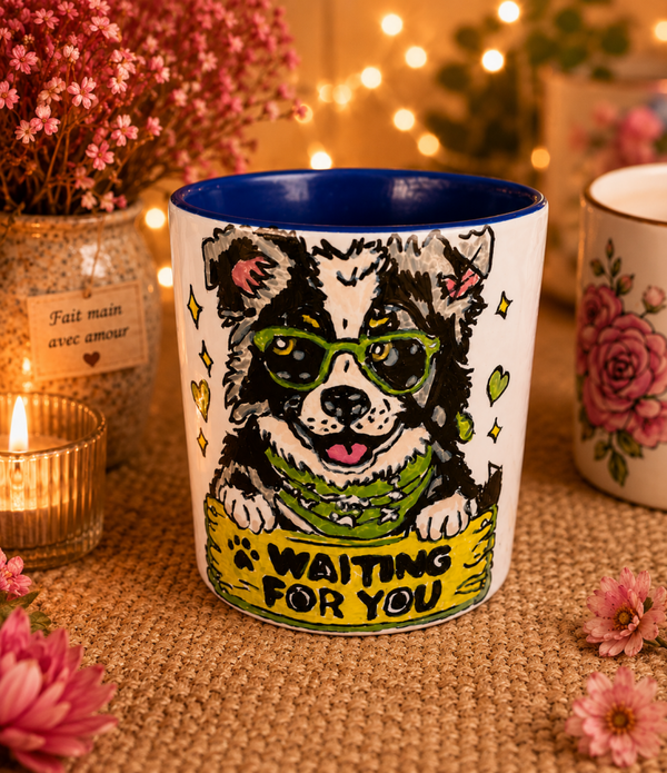 Tasse chien border collie