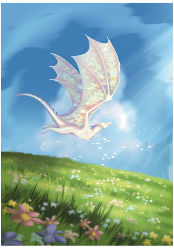 "Opal Dragon" - Print