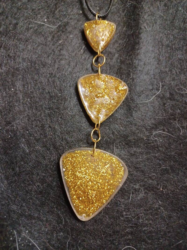 Triple triangle necklace