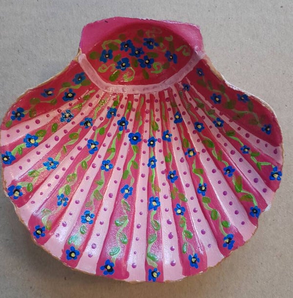 scallop shell trinket dish