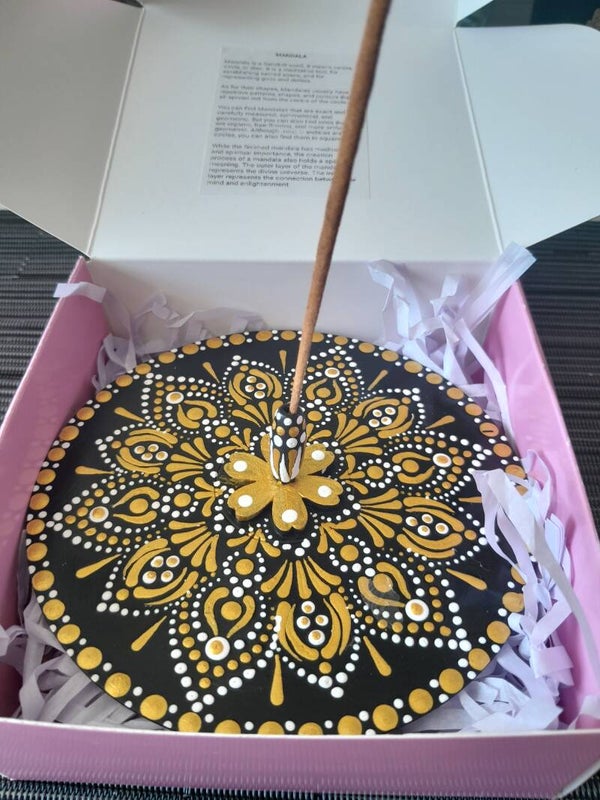 Incense stick holder (gold)