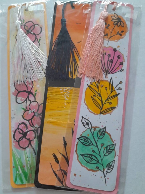 Pack of three bookmarks