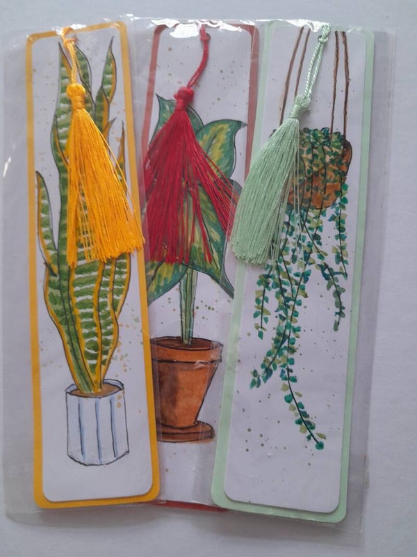Pack of three bookmarks