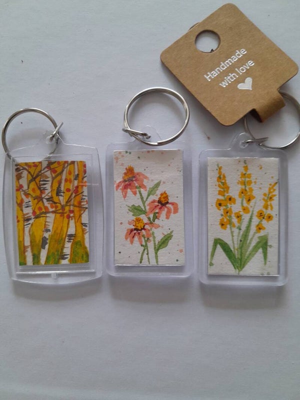 Pack of three Keyrings