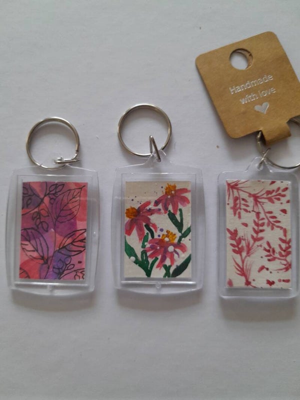 Pack of three Keyrings