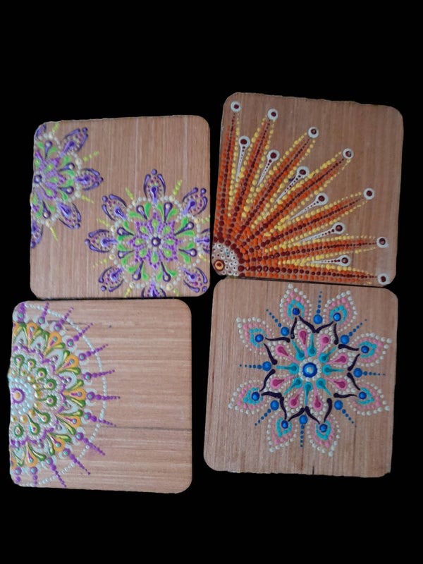 Set of four coasters