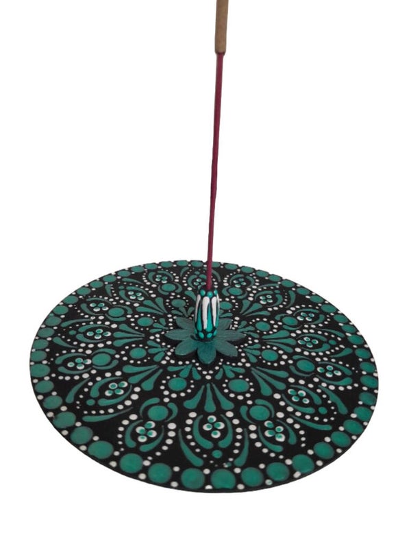 Incense stick holder (green)