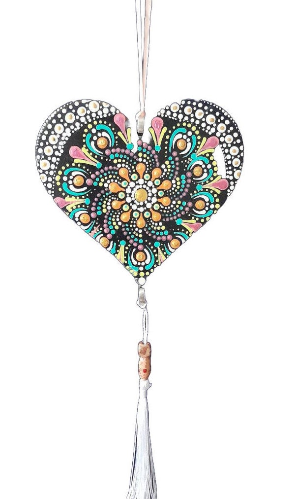 Hanging Wooden Heart