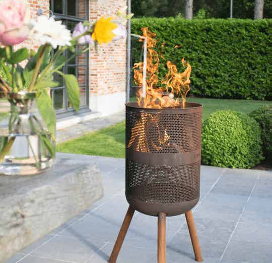 Vuurkorf BonVes Ø45 Roest (Hoogte 100)