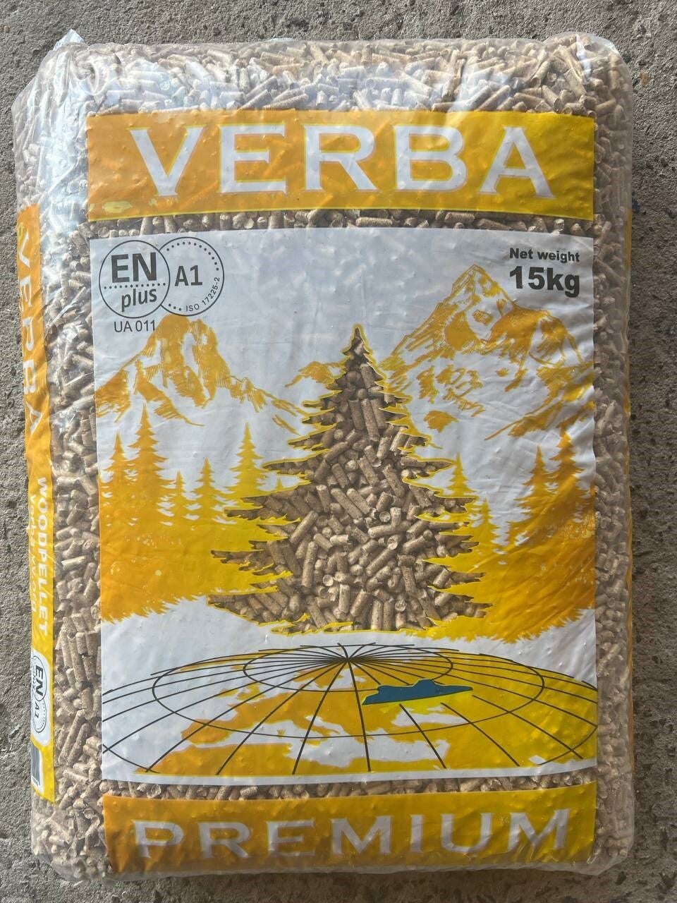 2 x Houtpellets Verba premium 2x70x15kg