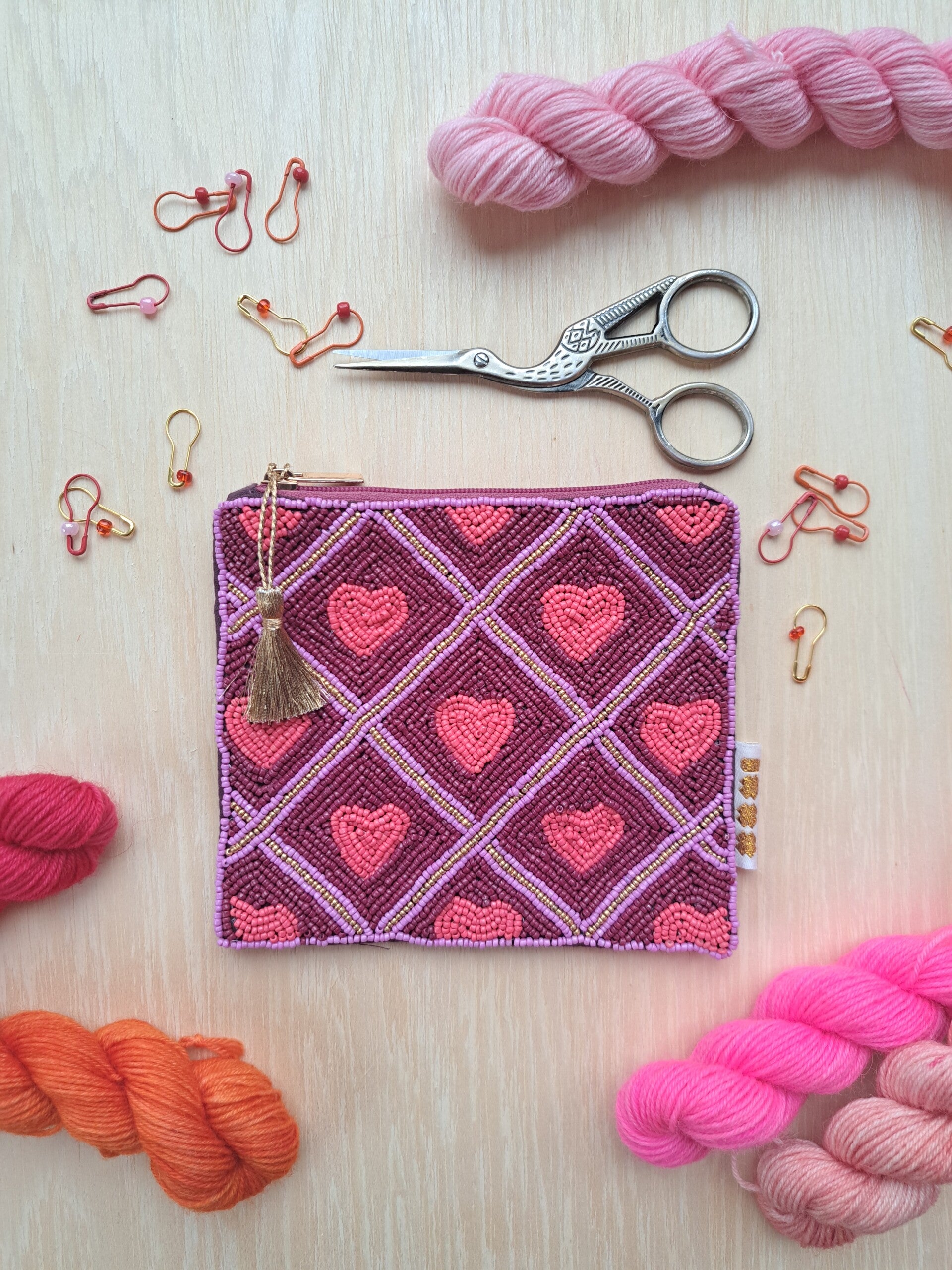 Vrolijke kralen etui - verschillende dessins