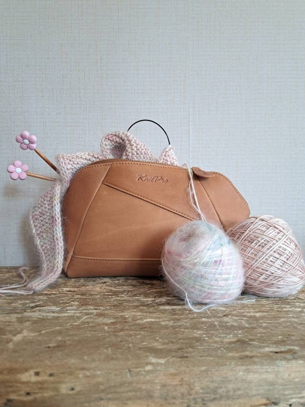 Leren Projectbag Knit Pro