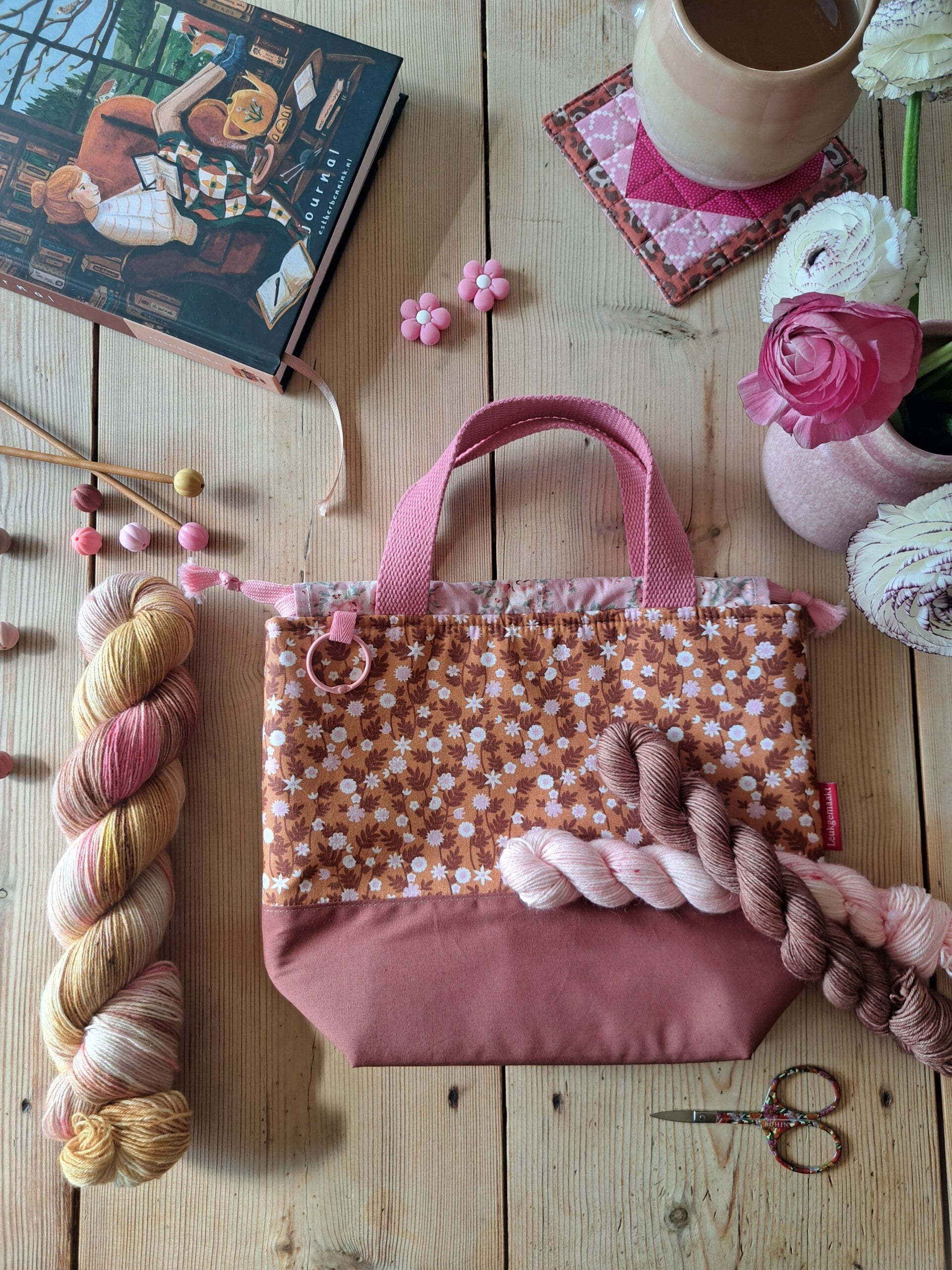 Gewoon Leuk Box - lente "Once Upon a Spring" SET Projectbag en Sockset