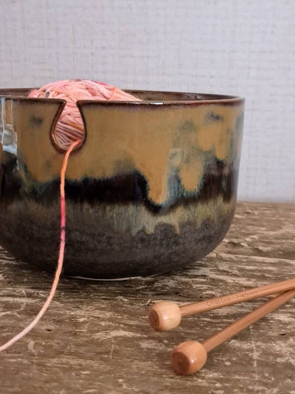 Yarn Bowl  - Piece of clay 1  - Bruin