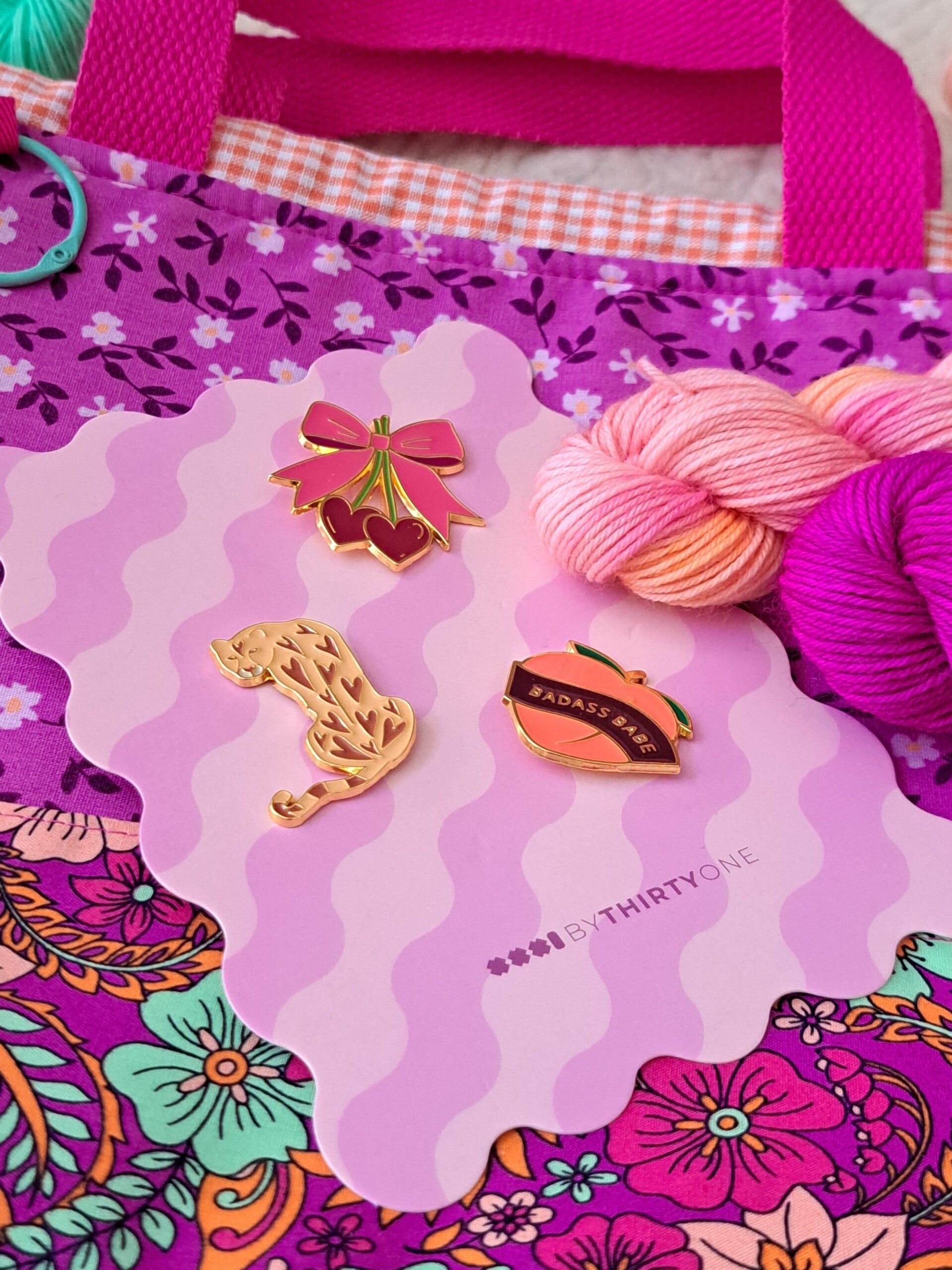 Vrolijke pin set - 'Sweet & Fierce'