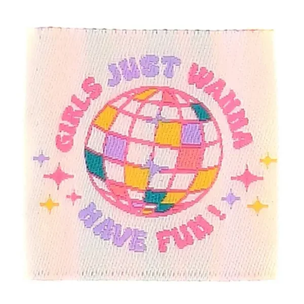 Bohin Kledinglabel 'Girls just wanna have fun' setje van 4