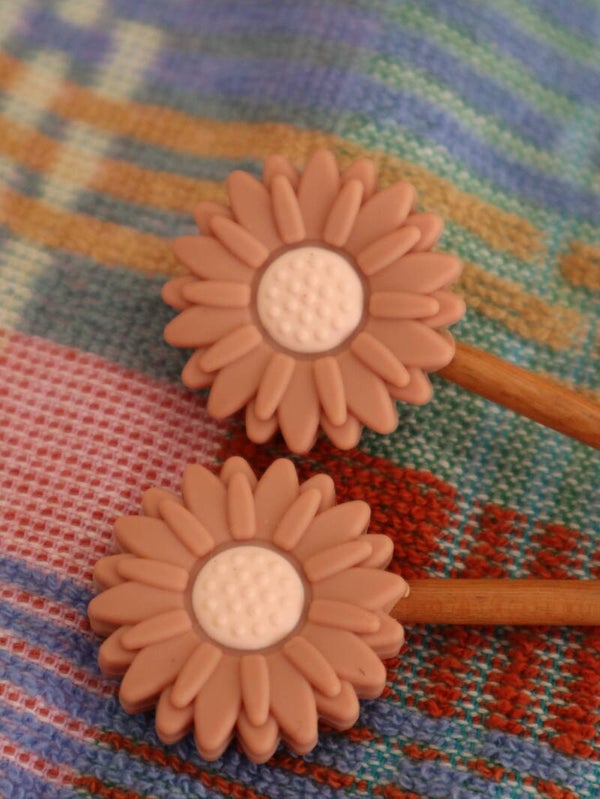 Breinaaldstopper Bloem Licht bruin