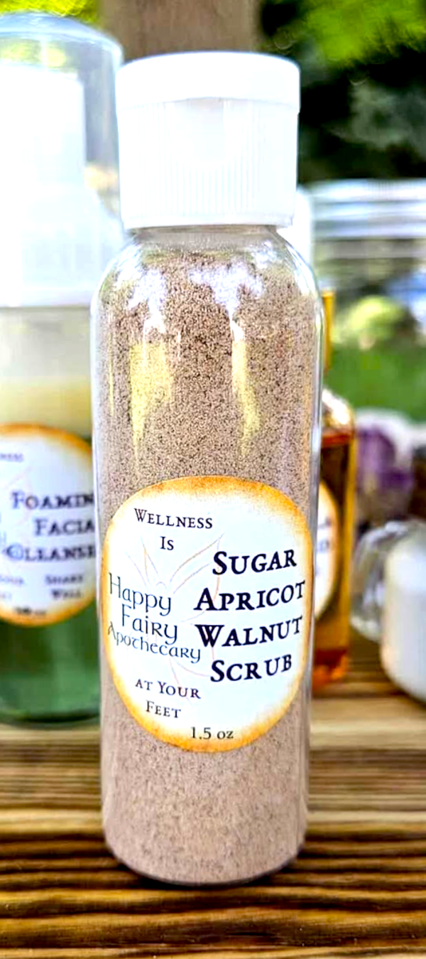 Sugar Apricot Walnut Scrub
