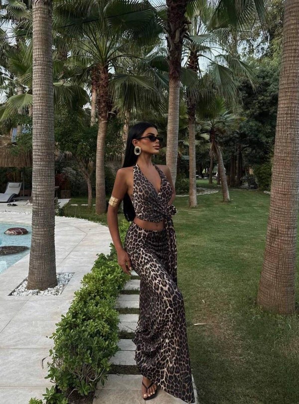 KOSTUM LEOPARD ME CROP DHE FUND 2915