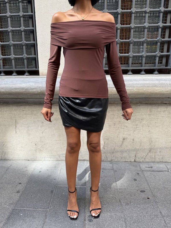 BLUZE BUST ME KRAHE KAFE S6K3482