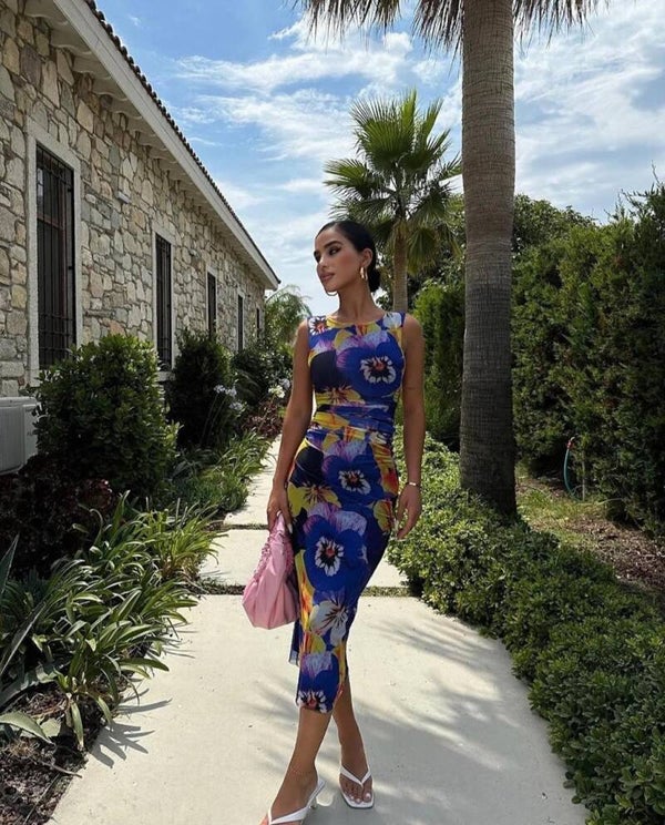 FUSTAN LEJLA ME LULE VERDHE