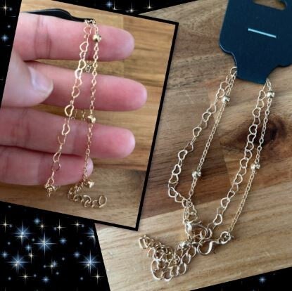 Gouden armbandjes - 2 stks
