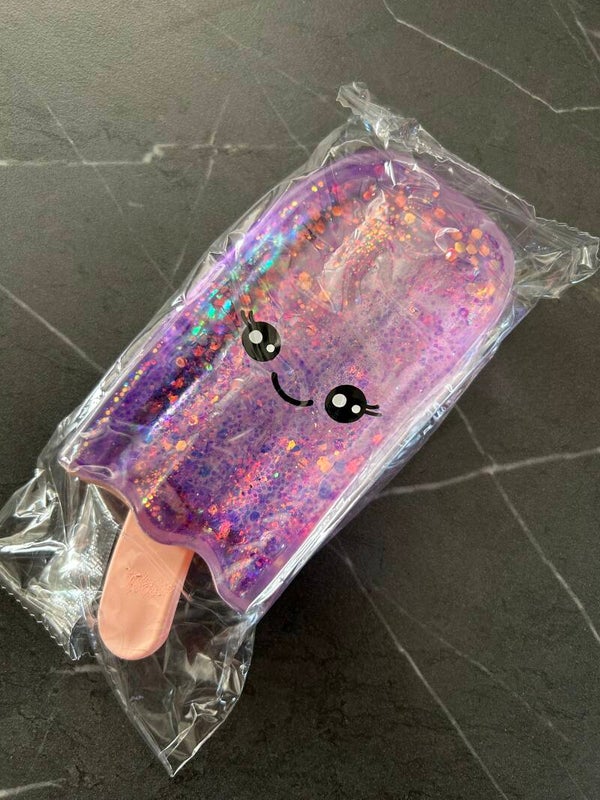 Glitter IceCream Squishy: Lila