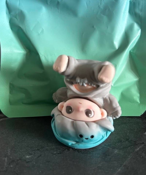 Mini Dimoo: blauw (4cm)