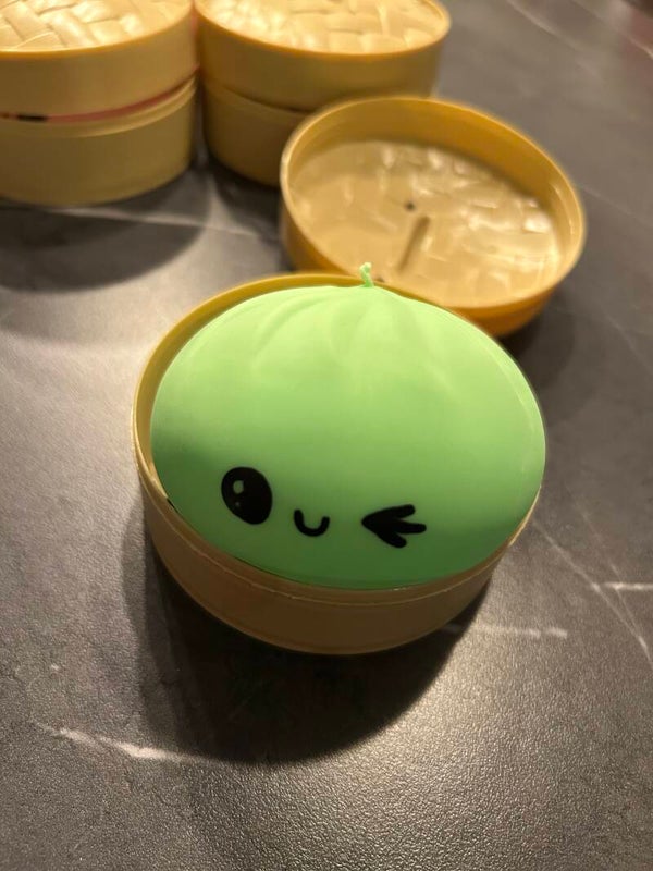 Dumpling Squishy Toy: Green