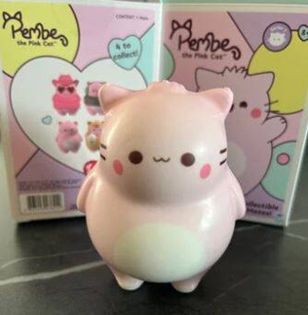Pembe The Pink Cat - Squishy