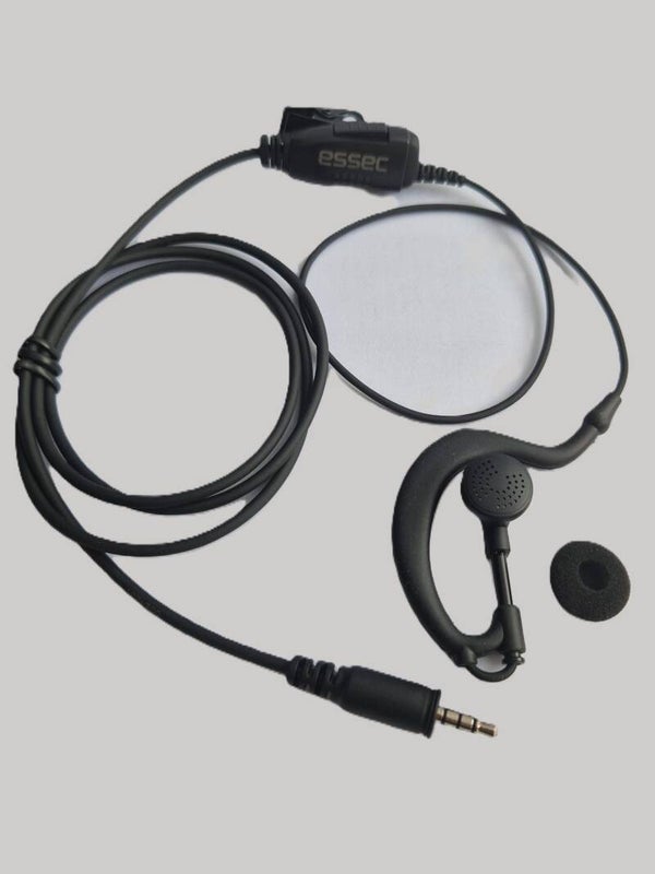 G-SHAPE EARPHONE w/PTT for PKT-23 PKT-24