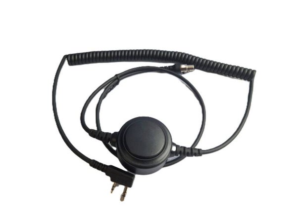 SPIRAL CABLE w/BIG PTT for industrial headset